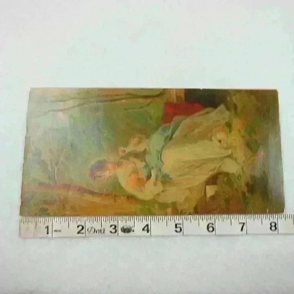 Victorian Art Print Mother Child Happy Hours Woods True & Co Antique 1880 - Picture 12 of 12